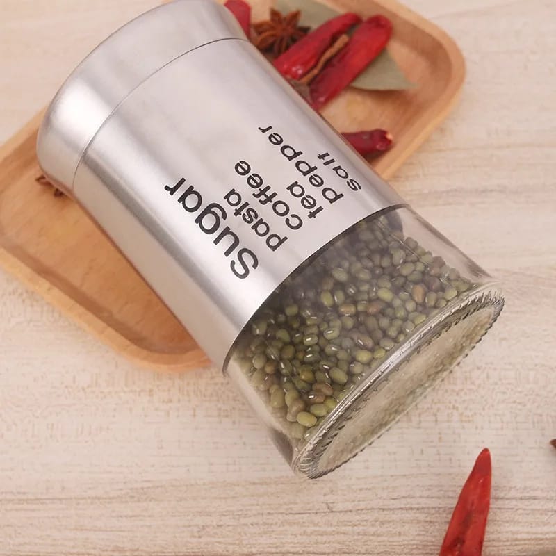 Airtight Glass Storage Jar Set (3 Pcs)
