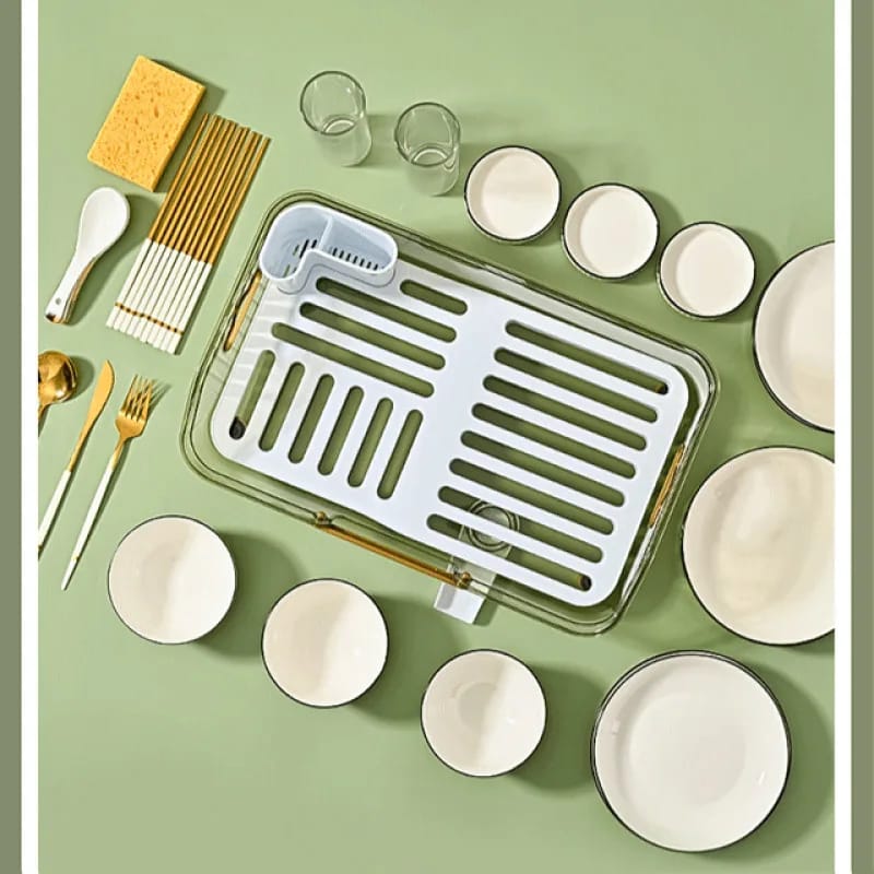 Transparent Dish Drainer Rack