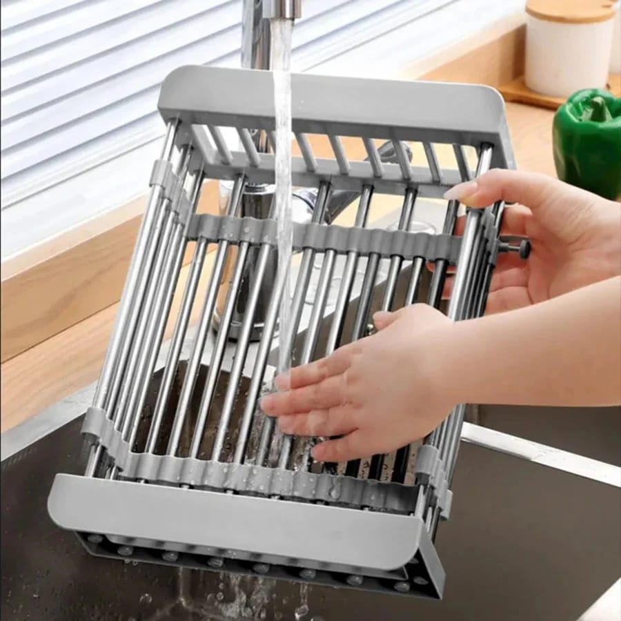 Adjustable Stainless Steel Drain Rack