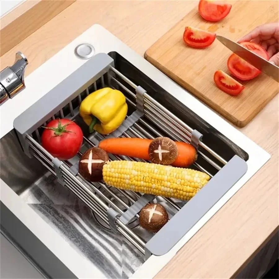 Adjustable Stainless Steel Drain Rack