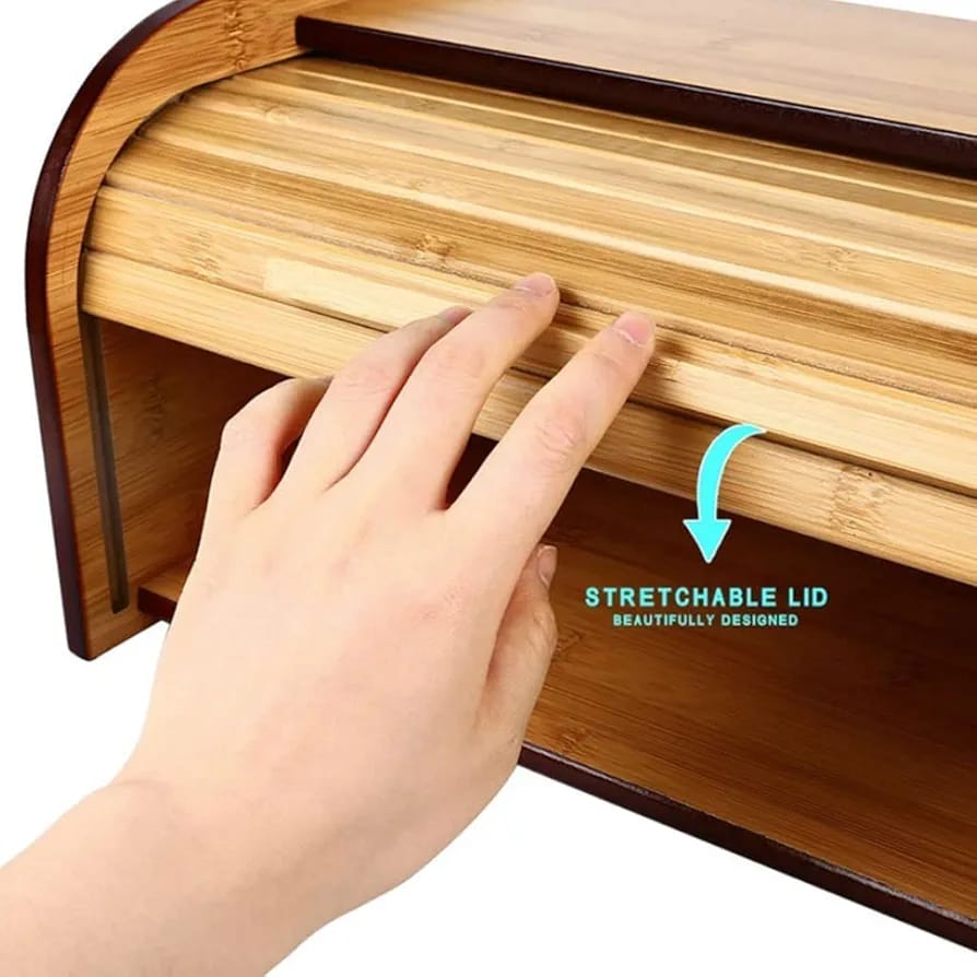 Wooden Bread Storage Box