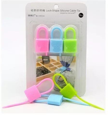 Silicone Lock Shape Cable Tie